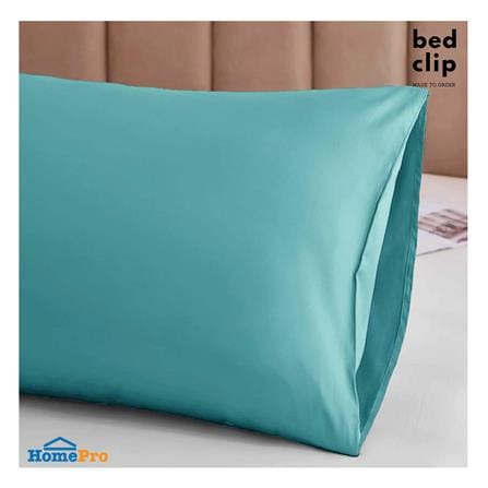 ปลอกหมอน BODY BED CLIP MICROTEX สีฟ้า_4