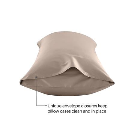ปลอกหมอน BODY BED CLIP MICROTEX สีน้ำตาล_1