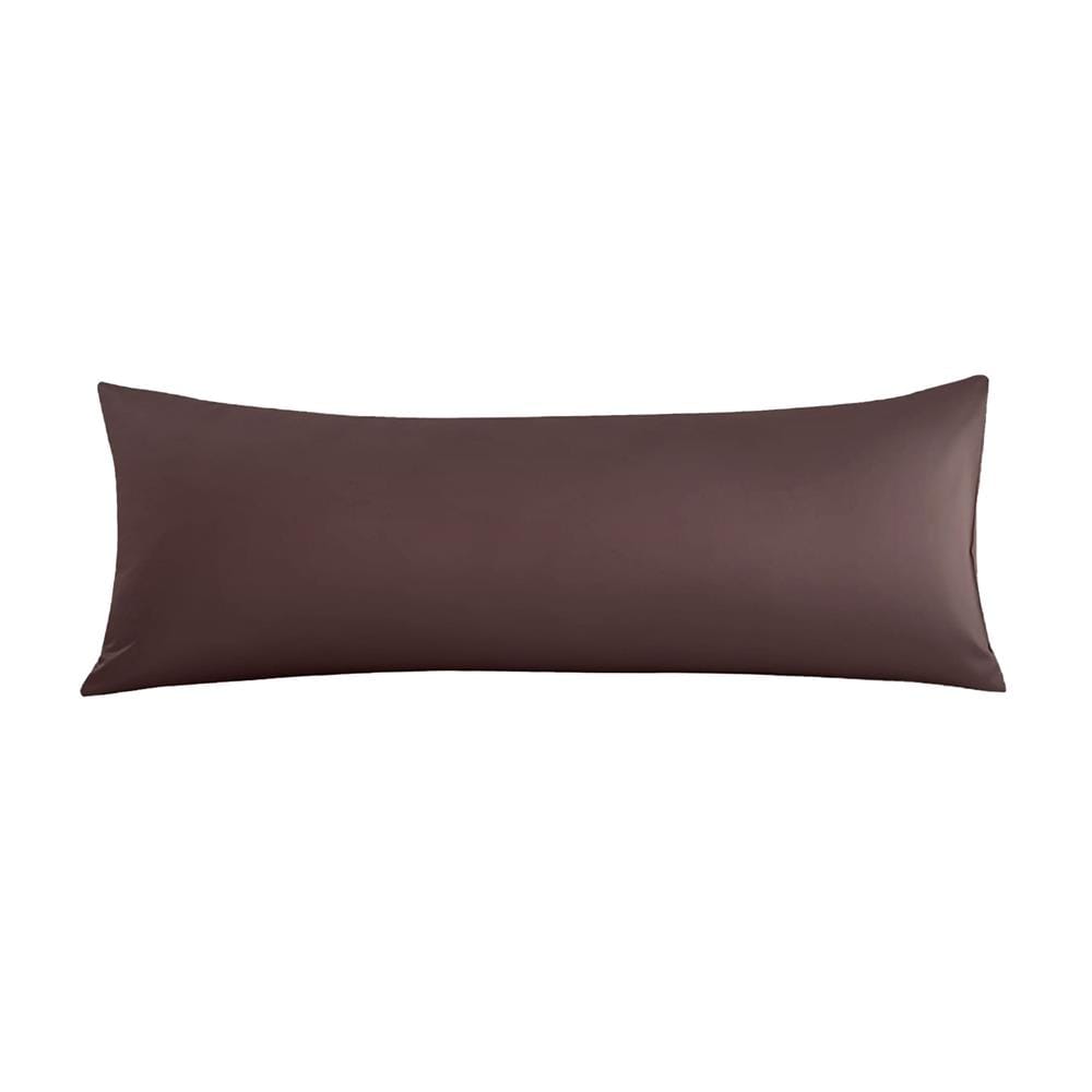 ปลอกหมอน BODY BED CLIP MICROTEX สีน้ำตาล