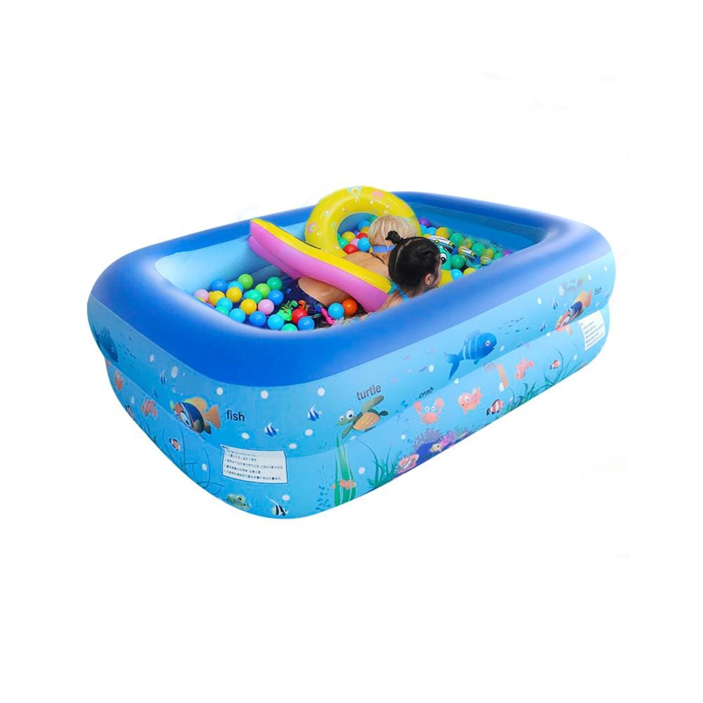 สระน้ำเป่าลมลายปลา FLOAT ME SUMMER 110 ซม. สีฟ้า