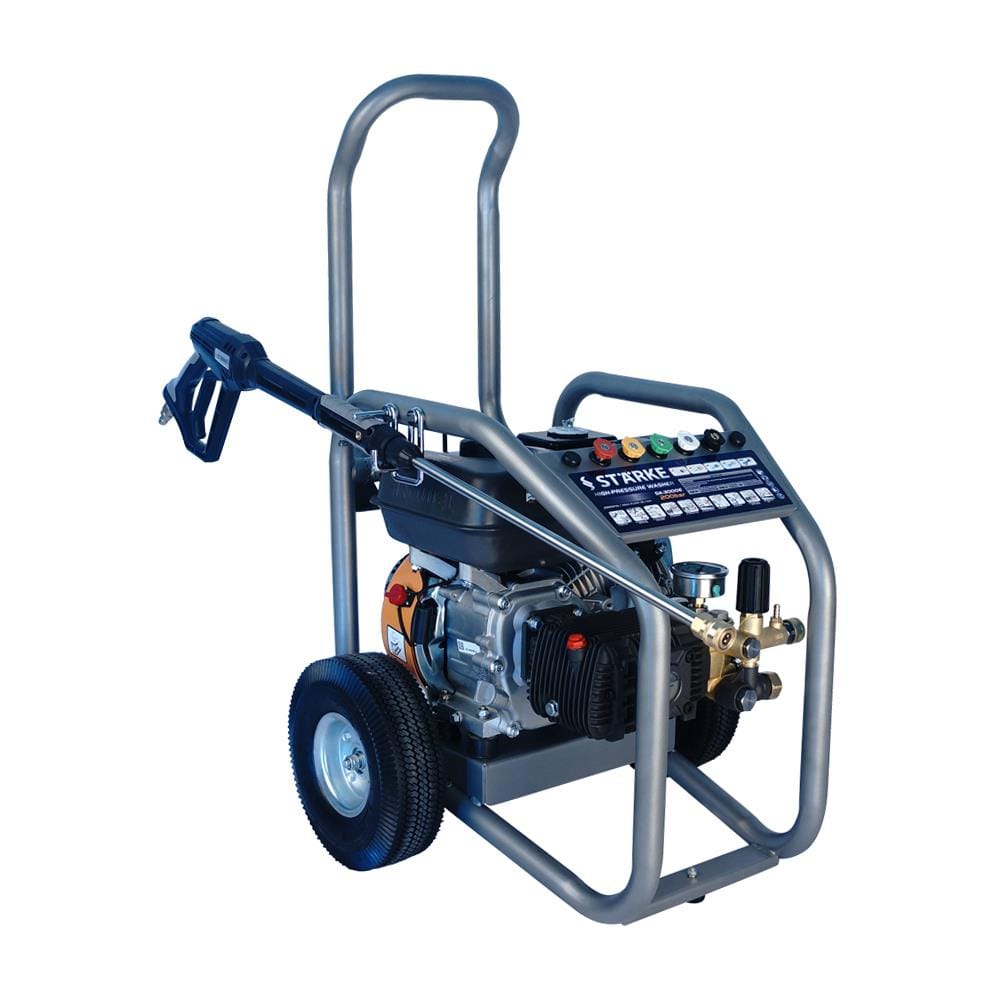 เครื่องอัดฉีดน้ำแรงดันสูง (พร้อมรถเข็น) STARKE SK-3000E (INDUCTION MOTOR) 2900 บาร์ 6.5 แรงม้า