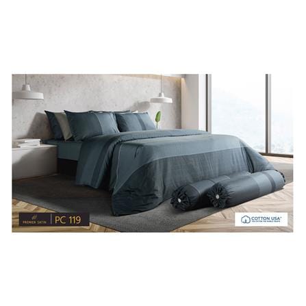 ชุดผ้าปูที่นอน 5 ฟุต 3 ชิ้น PREMIER SATIN ROYAL TOUCH PC119_0