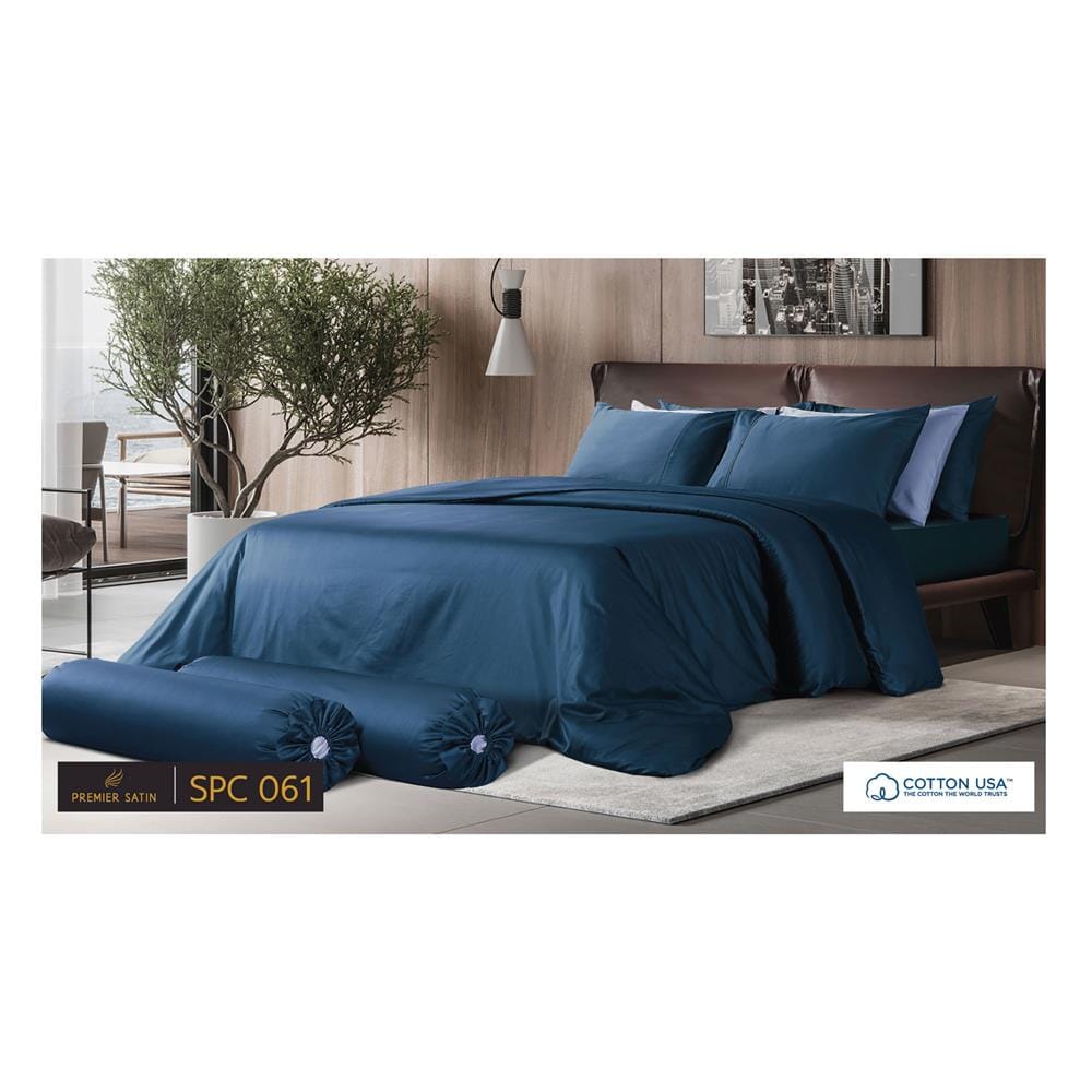 ชุดผ้าปูที่นอน 3.5 ฟุต 2 ชิ้น PREMIER SATIN ROYAL TOUCH SOLID SPC061