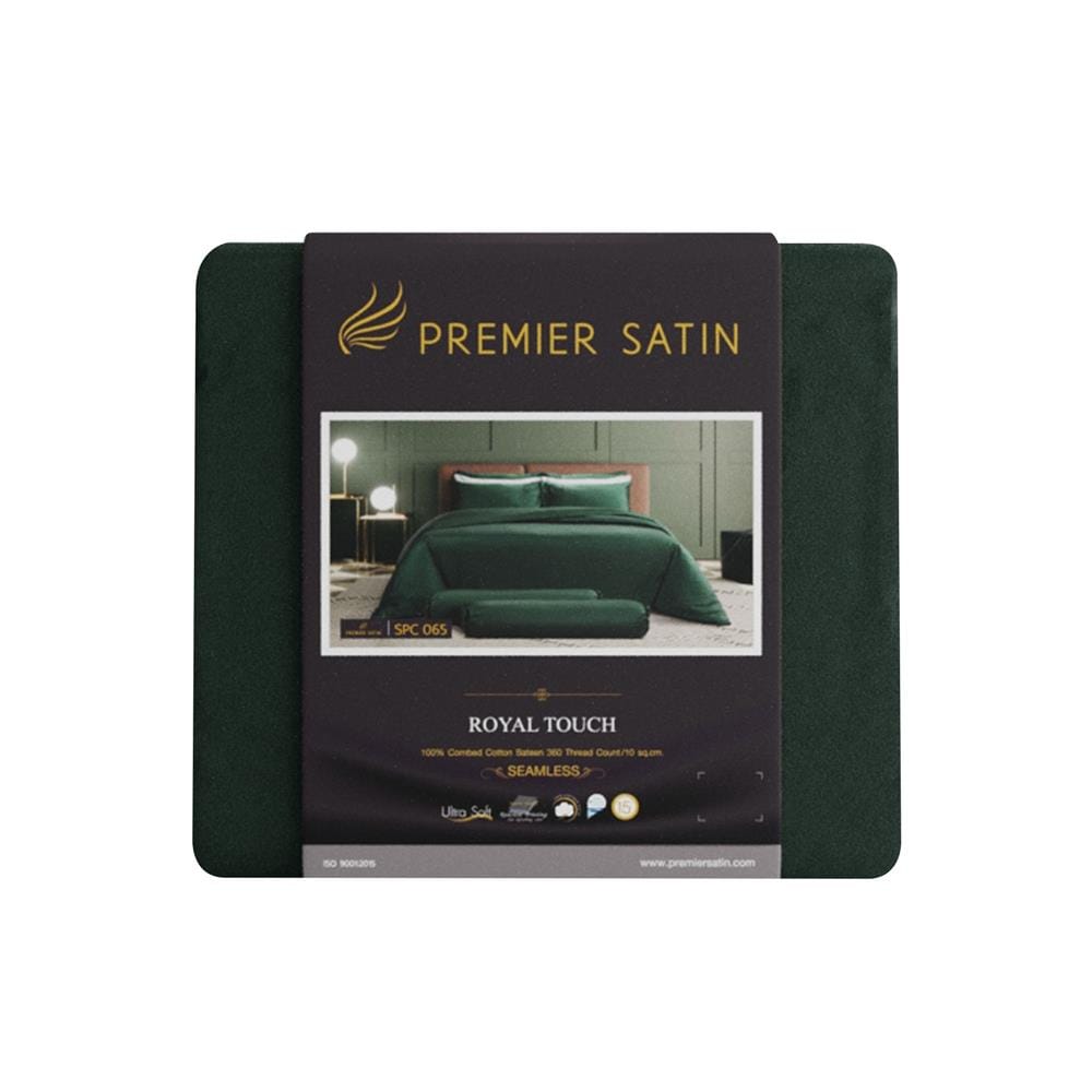 ชุดผ้าปูที่นอน 5 ฟุต 3 ชิ้น PREMIER SATIN ROYAL TOUCH SOLID SPC065