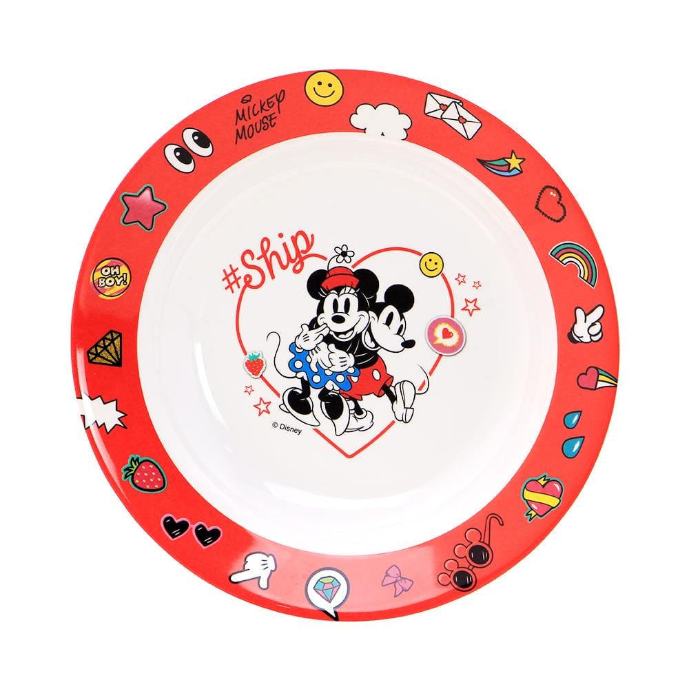 จานเมลามีนลึก 8 นิ้ว SUPERWARE MICKEY COUPLE