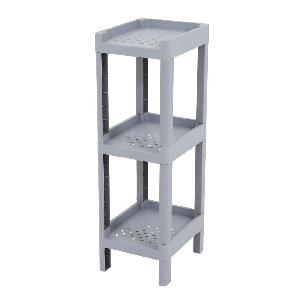ชั้นวางของแคบ 3 ชั้น STACKO MONO 24x30x76 ซม. สีเทา