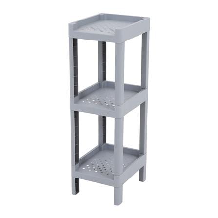 ชั้นวางของแคบ 3 ชั้น STACKO MONO 24x30x76 ซม. สีเทา_0