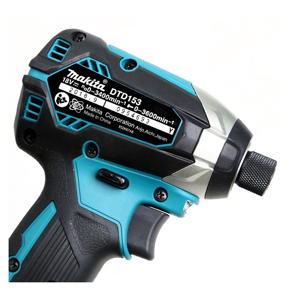 สว่านไขควงไร้สาย (เฉพาะตัวเครื่อง) MAKITA DTD153Z 18 โวลต์