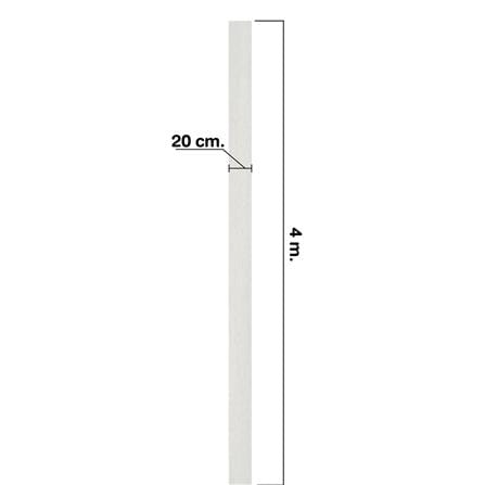 ไม้เชิงชาย ลบมุม ตราเพชร 1.6x20x400 ซม. สีขาว_4