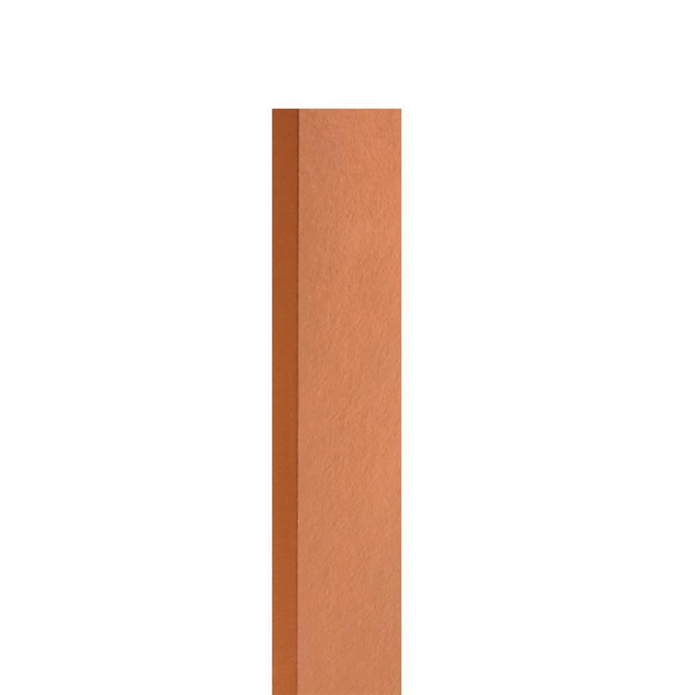 ไม้เชิงชาย ลบมุม ตราเพชร 1.6x20x300 ซม. สีรองพื้นสักทอง