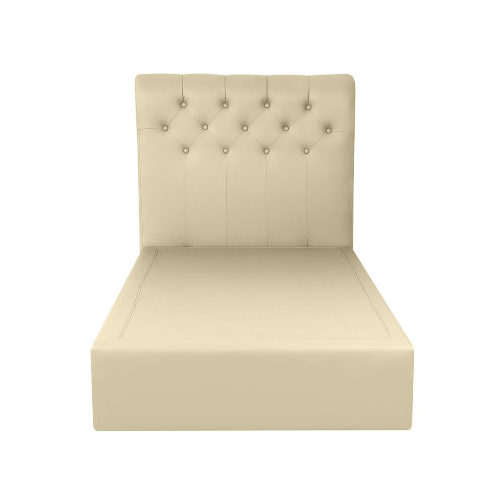 ฐานรองหัวเตียง 3.5 ฟุต HOME LIVING STYLE ROME-R สีครีม