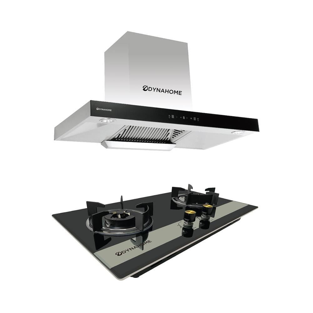 เตาฝัง+เครื่องดูดควัน DYNA HOME DH0490+DH2000G