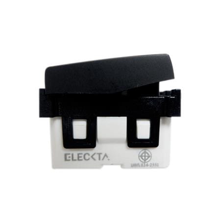 สวิตช์ 1 ทาง 1.5 ช่อง ELECKTA BASIC สีดำ_1