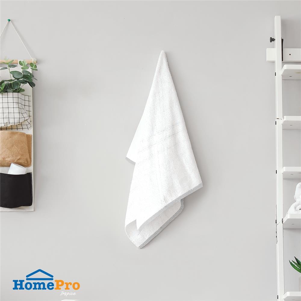 ผ้าขนหนู HOME LIVING STYLE SANDRA 15X32 นิ้ว สีเทา