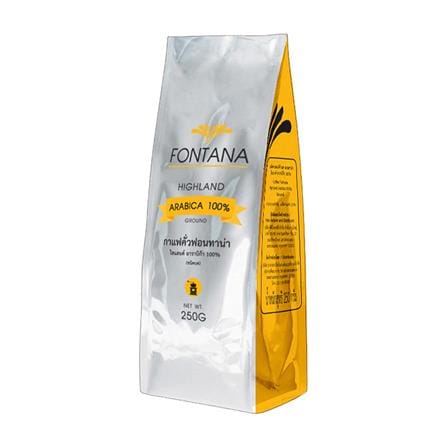 กาแฟคั่วบด FONTANA อาราบิก้า 250 กรัม