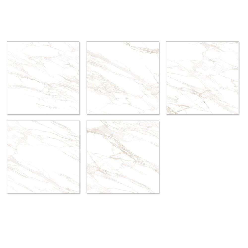 กระเบื้องพื้นพอร์ซเลน  16x16 นิ้ว COTTO โปรมาร์เบิล ขาว ExC PM 0.96 ตร.ม.