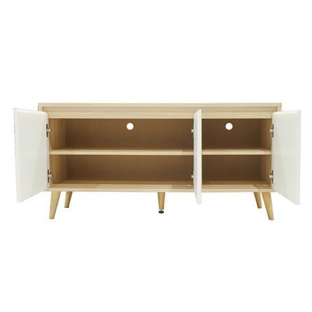 ตู้วางทีวี FURDINI PEARL 120 ซม. สี PINE OAK/WHITE_2