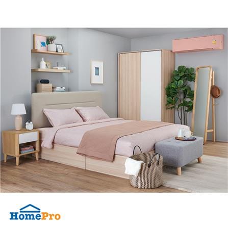 เตียง 6 ฟุต FURDINI PEARL สี PINE OAK_1