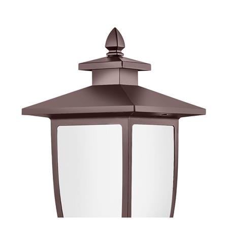 โคมไฟหัวเสา CARINI 625F สีน้ำตาล_1