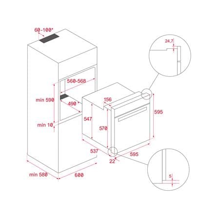 เตาอบฝังดิจิตอล TEKA HCB 6545_3