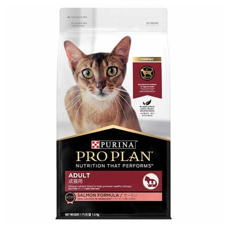 อาหารแมว PRO PLAN ADULT SALMON 1.5 กก.