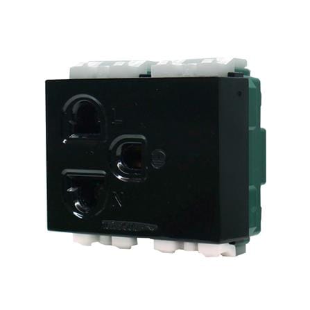 เต้ารับเดี่ยว 3 ขา CT ELECTRIC CPS-113 สีดำ_1