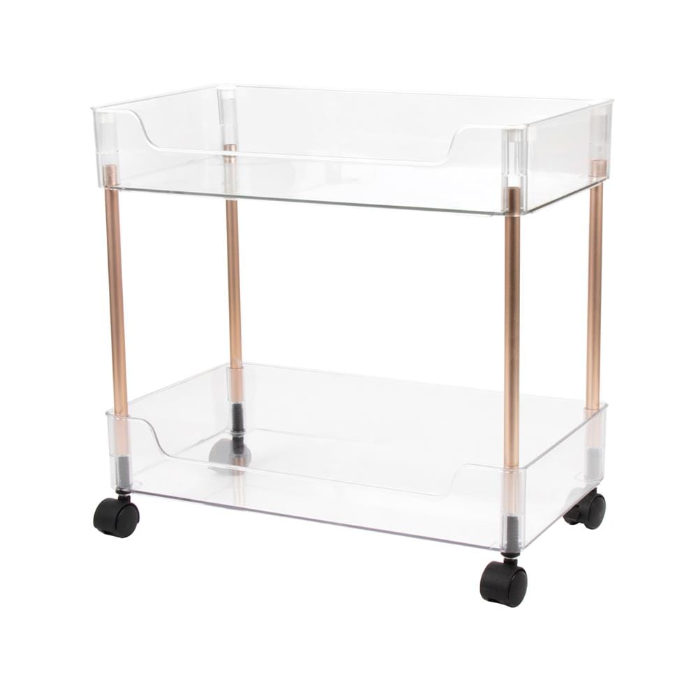 ชั้นวางของ 2 ชั้น มีล้อ KECH KLEAR 22.5x40.5x38.5 ซม.