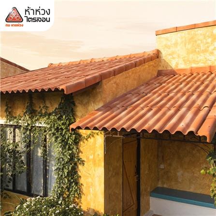 กระเบื้องหลังคาไตรลอน ห้าห่วง 0.5x50x150 ซม. สีมาร์มาเลด ออเร้นจ์_1