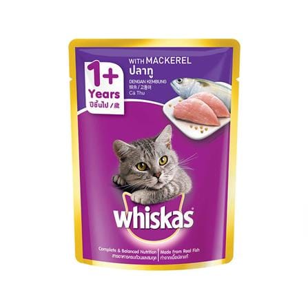 อาหารเปียกแมว WHISKAS MACKEREL 80 ก._0