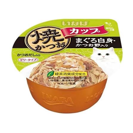อาหารเปียกแมว INABA CUP GRAVY MAGURO WITH KATSUOBUSHI 80 ก._0