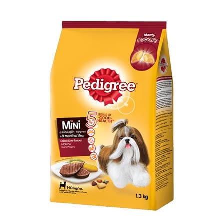 อาหารสุนัข PEDIGREE MINI GRILLED LIVER 1.3 กก._0