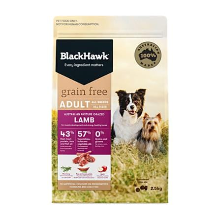อาหารสุนัข BLACKHAWK GRAIN FREE LAMB 2.5 กก._0