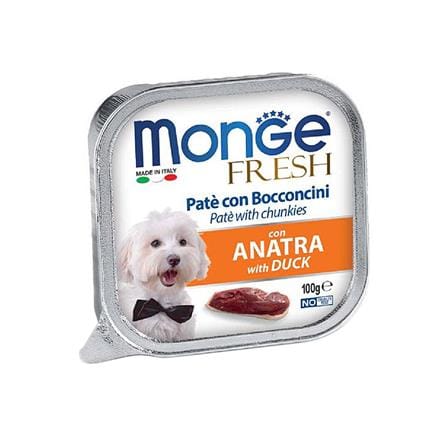 อาหารเปียกสุนัข MONGE FRESH DUCK 100 ก._0