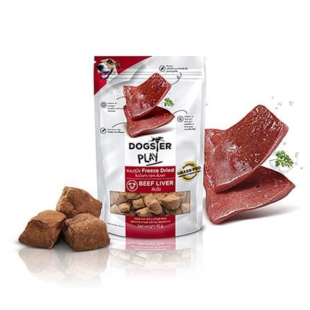 ขนมสุนัข DOGSTER PLAY BEEF LIVER 40 ก._0