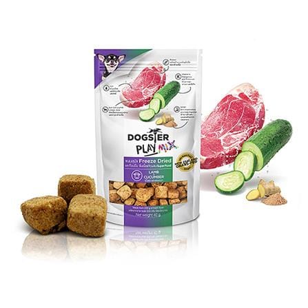 ขนมสุนัข DOGSTERPLAY MIX LAMB CUCUMBER 40 ก.