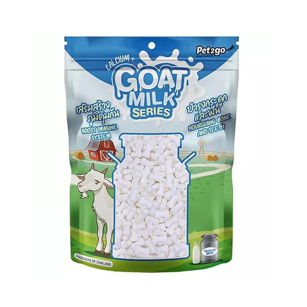ขนมสุนัข PET2GO นมแพะอัดเม็ด 500 ก.