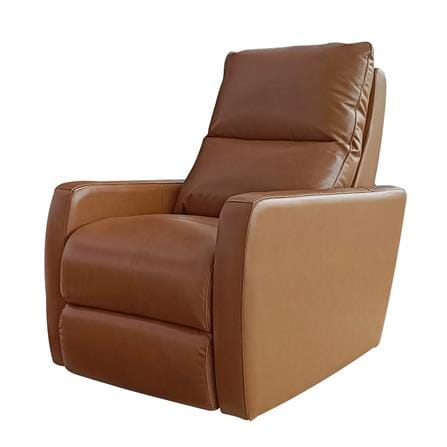 เก้าอี้ปรับเอนนอนและโยกได้ FURDINI LAGO HALF LEATHER สีน้ำตาล_0