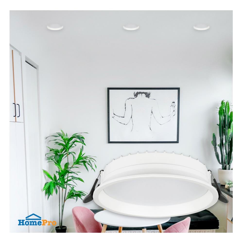 ดาวน์ไลท์ LED LUMAX 20-A0675 6.7 นิ้ว 18 วัตต์ DAYLIGHT/COOL WHITE/WARM WHITE สีขาว