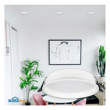 ดาวน์ไลท์ LED LUMAX 20-A0675 6.7 นิ้ว 18 วัตต์ DAYLIGHT/COOL WHITE/WARM WHITE สีขาว_4