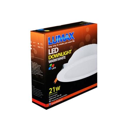 ดาวน์ไลท์ LED LUMAX 20-A0648 8.9 นิ้ว 21 วัตต์ WARM WHITE สีขาว_3