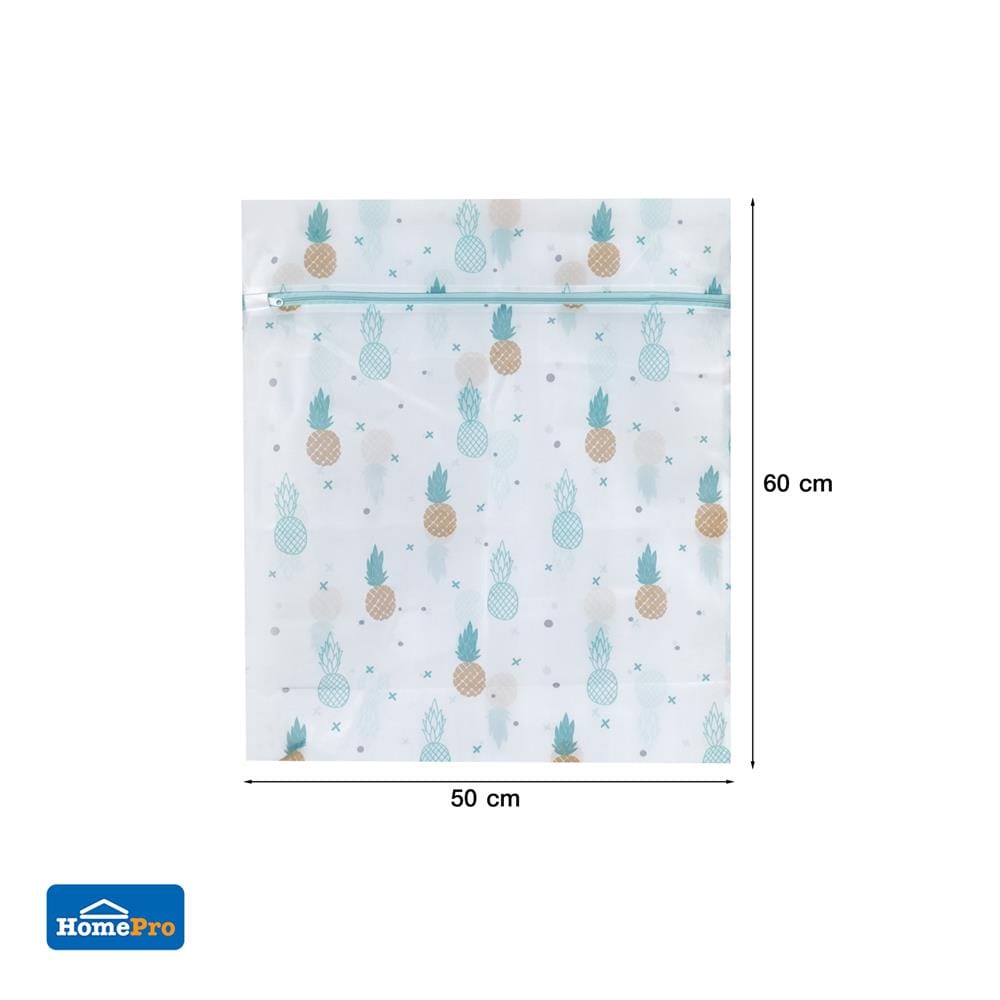 ถุงซักผ้าทรงเหลี่ยม 50x60 ซม. PLIM ลายสับประรด