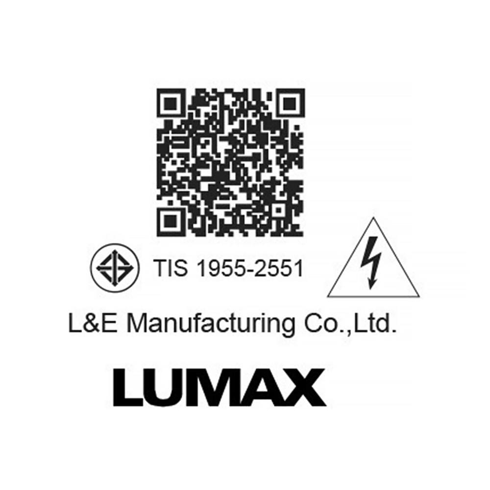 โคมไฮเบย์ LED LUMAX 55-A0602 150 วัตต์ DAYLIGHT สีดำ