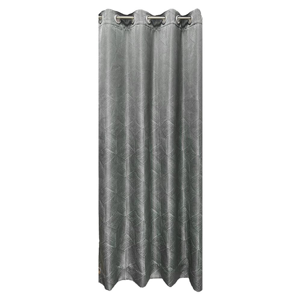 ผ้าม่าน EYELET HOME LIVING STYLE ALLIC UV 130X220 ซม. สีเทาเข้ม_1