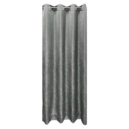 ผ้าม่าน EYELET HOME LIVING STYLE ALLIC UV 130X220 ซม. สีเทาเข้ม