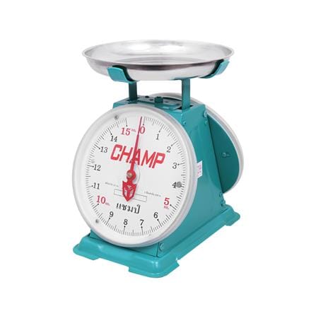 เครื่องชั่ง CHAMP 15 กก. สีน้ำเงินอมเขียว_1