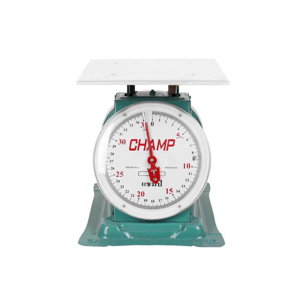 เครื่องชั่ง CHAMP 35 กก. สีน้ำเงินอมเขียว
