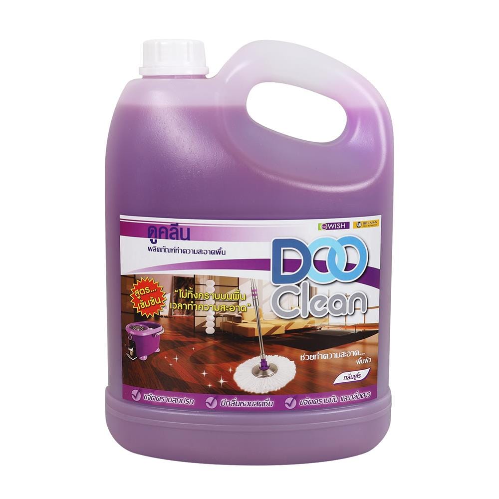 น้ำยาทำความสะอาดพื้น DOO CLEAN 4,000 มล. ยูโร