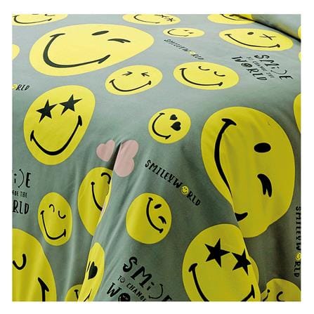 ชุดผ้าปูที่นอน 6 ฟุต 5 ชิ้น TULIP SMILEY WORLD 60012-DLC101_1