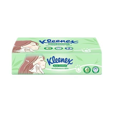 กระดาษเช็ดหน้า KLEENEX ACNE COMFORT 100 แผ่น แพ็ก 4_1
