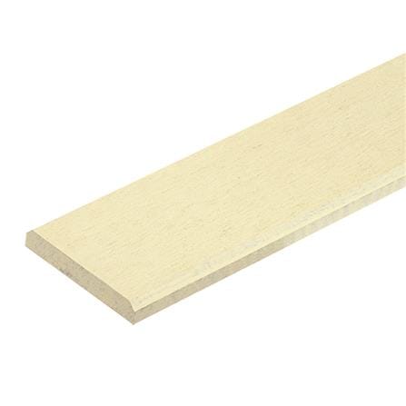 ไม้ระแนง ตกแต่งฝ้า CONWOOD 3 นิ้ว 7.5X305X1.1 ซม. สีขาวงาช้าง_0